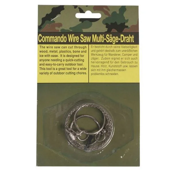 15502000 ΣΥΡΜΑΤΙΝΟ ΠΡΙΟΝΙ COMMANDO POCKET WIRE SAW MIL-TEC