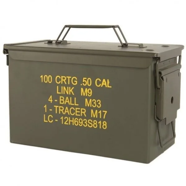 ΚΟΥΤΙ ΠΥΡΟΜΑΧΙΚΩΝ US M2A1 CAL. 50 AMMO BOX STEEL