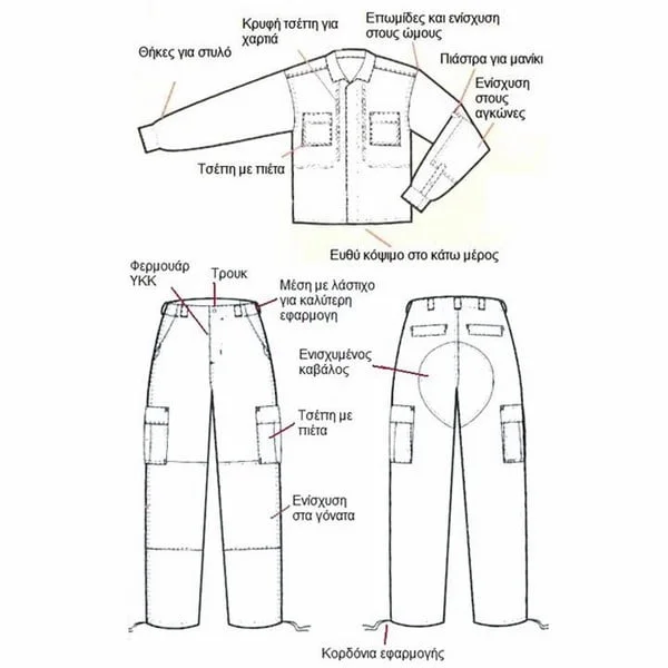 ΠΑΝΤΕΛΟΝΙ ΜΠΛΕ RIP-STOP SURVIVORS