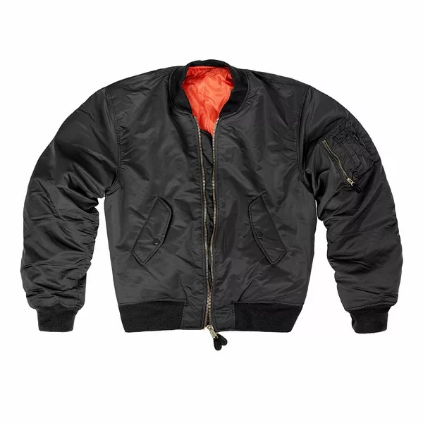 kurtka-mil-tec-m1-flight-jacket-basic-black-10402002-przod