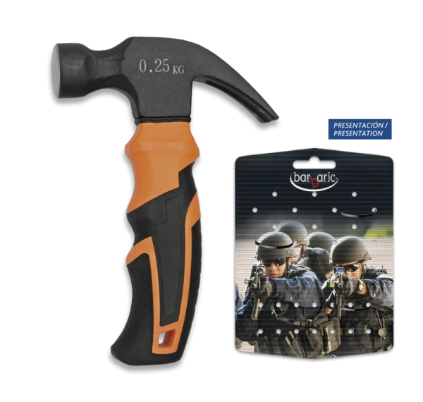 Σφυρί κοντό ALBAINOX Mini-hammer Black/orange 16 cm
