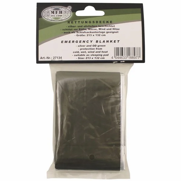 ΚΟΥΒΕΡΤΑ ΕΠΙΒΙΩΣΗΣ EMERGENCY MFH ΠΡΑΣΙΝΗ