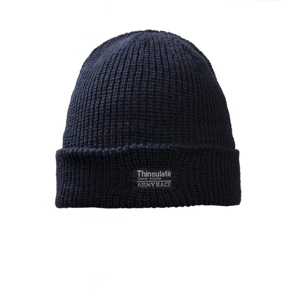 ΣΚΟΥΦΟΣ ΠΛΕΚΤΟΣ THINSULATE ΜΠΛΕ ARMY RACE