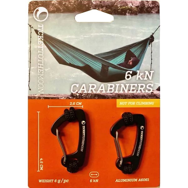 PAIR OF LIGHT WEIGHT CARABINERS