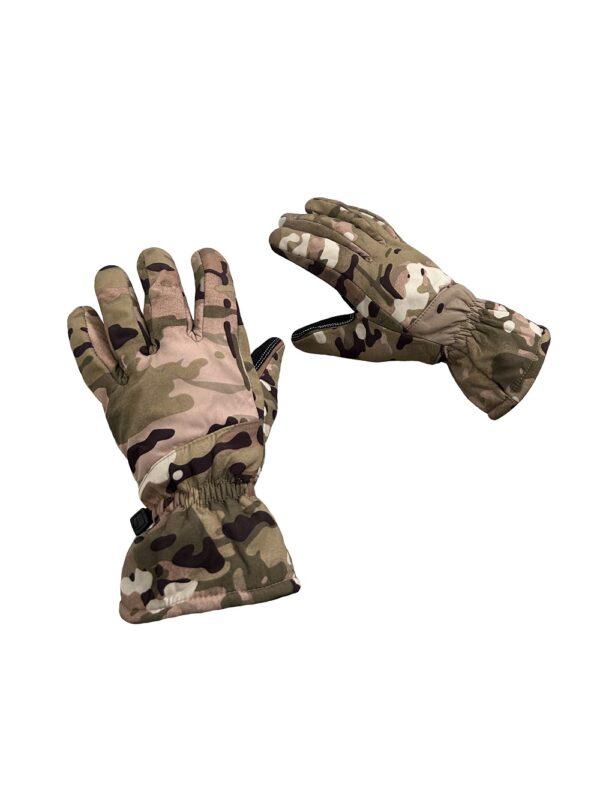 Αδιάβροχα Γάντια Χιονιού Με Επένδυση Fleece Multicam