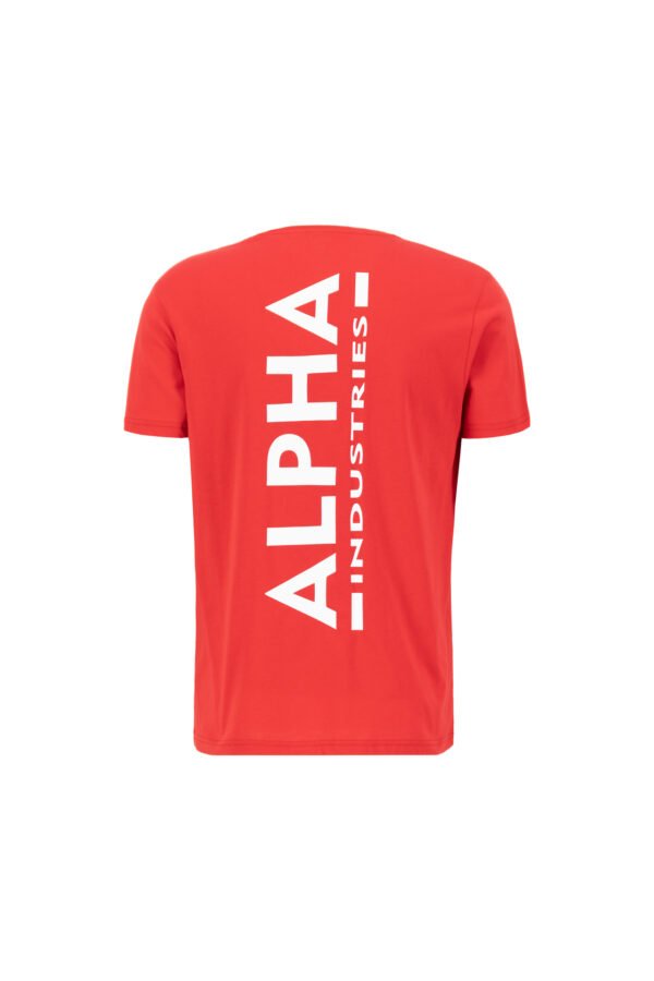 Backprint T-Shirt Speed Red | Alpha Industries