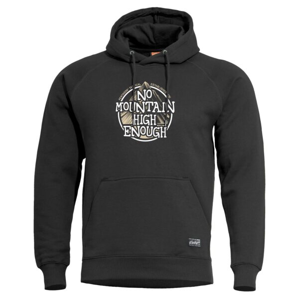 Φούτερ PHAETON HOOD SWEATER "NO MOUNTAIN" | Pentagon μαύρο