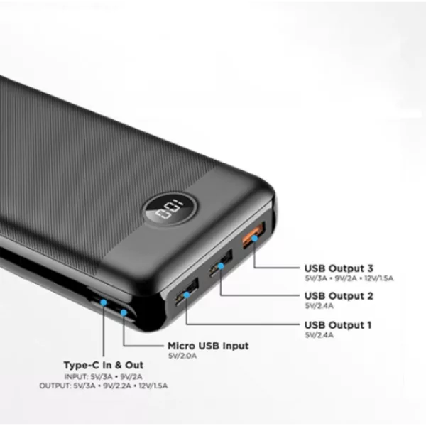 Power Bank Veger L30 30.000 Mah