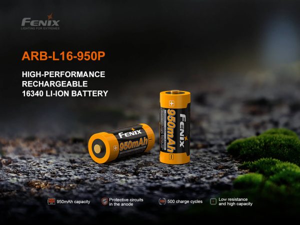 Μπαταρία Fenix ARB-L16-950P Επαναφορτιζόμενη 950mAh