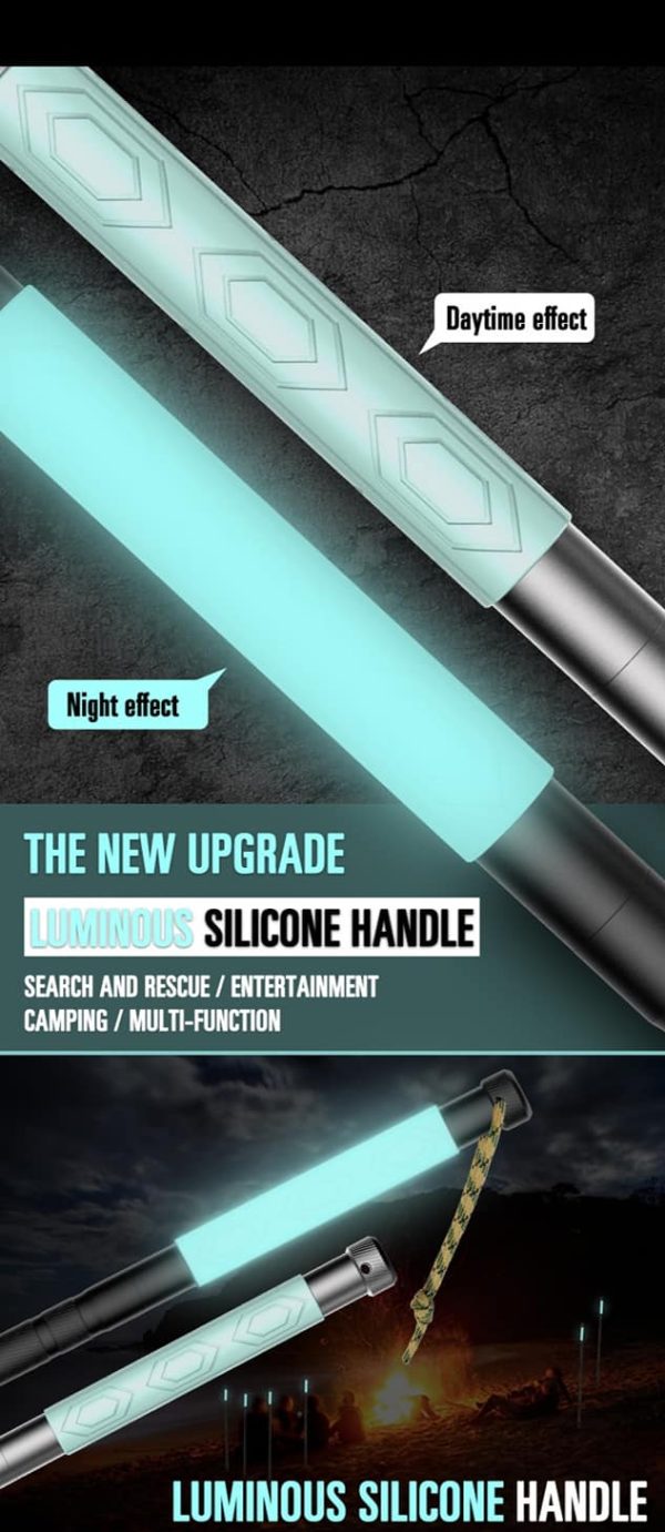 ΜΠΑΣΤΟΥΝΙ ΟΡΕΙΒΑΣΙΑΣ Tactical Trekking Pole Glow