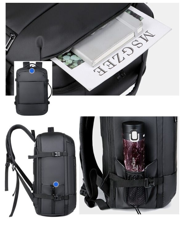 Σακίδιο Πλάτης R&J Backpack Αδιάβροχο 36lt Μαύρο