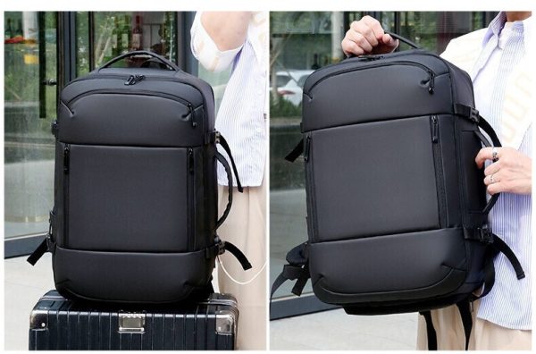 Σακίδιο Πλάτης R&J Backpack Αδιάβροχο 36lt Μαύρο