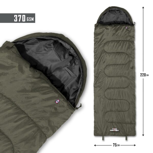 MAJOR SLEEPING BAG 370GR/m² D19002