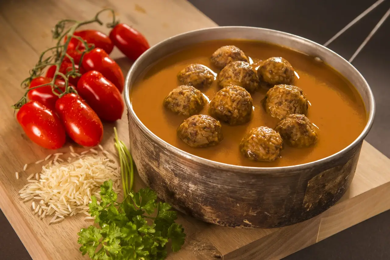 Pro-Ration-Meatballs-With-Basmati-And-Tomato-Sauce