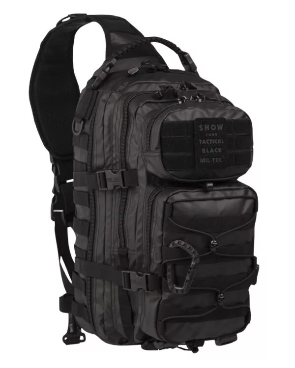 Σακίδιο Πλάτης TACTICAL BLACK ONE STRAP ASSAULT PACK LARGE | MilTec