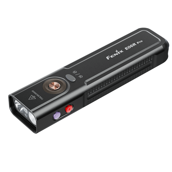 Φακός Fenix E06R PRO Μαύρος Επαναφορτιζόμενος Με USB