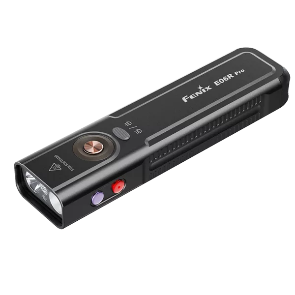 Φακός Fenix E06R PRO Μαύρος Επαναφορτιζόμενος Με USB