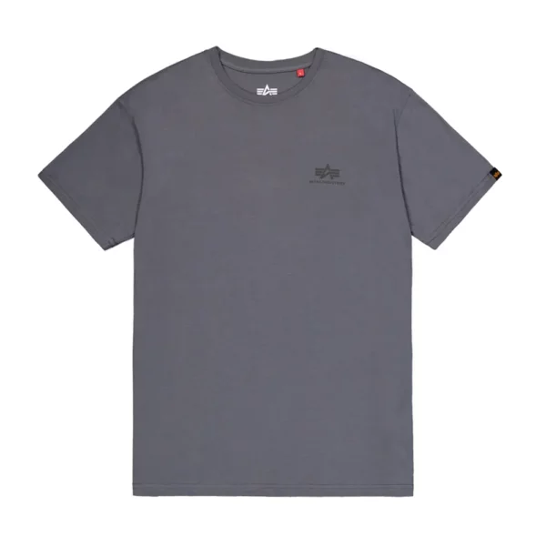 Backprint T-Shirt greyblack/black | Alpha Industries
