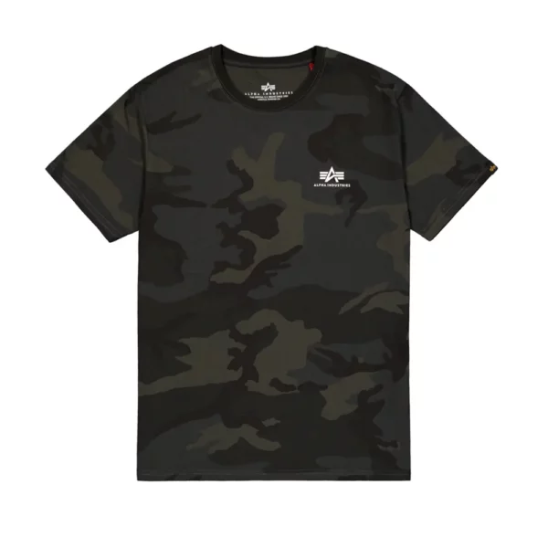 Basic Small Logo Camo T-Shirt black camo