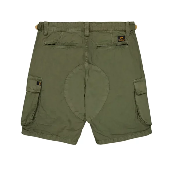 Canvas Cargo Short dark olive