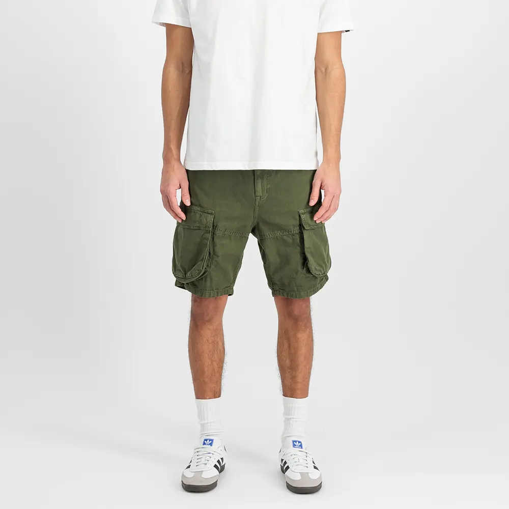 Canvas Cargo Short dark olive Canvas Cargo Short dark olive
