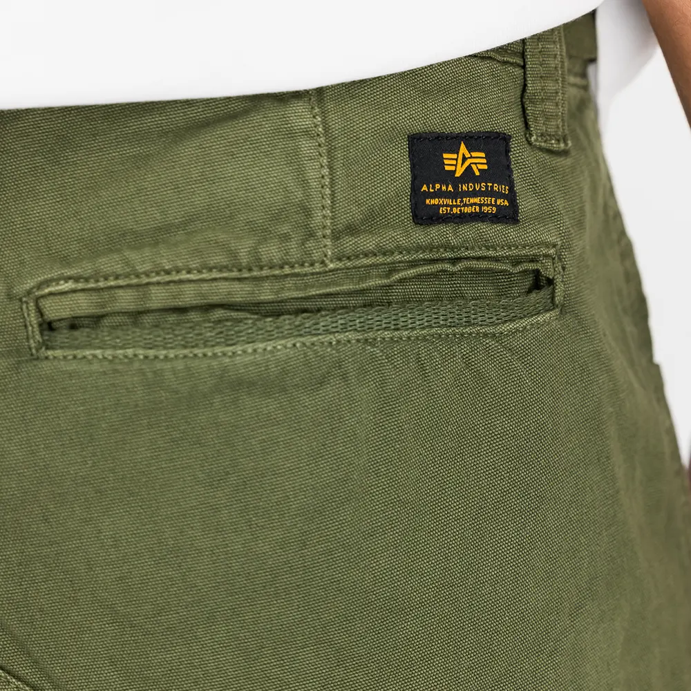 Canvas Cargo Short dark olive Canvas Cargo Short dark olive