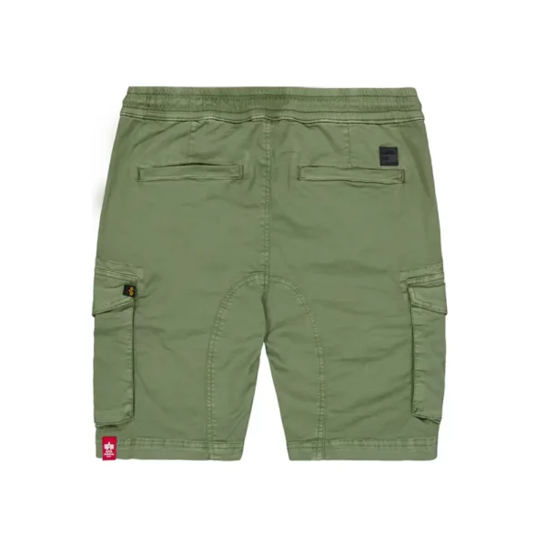 Cotton Twill Jogger Short Vintage Green | Alpha Industries