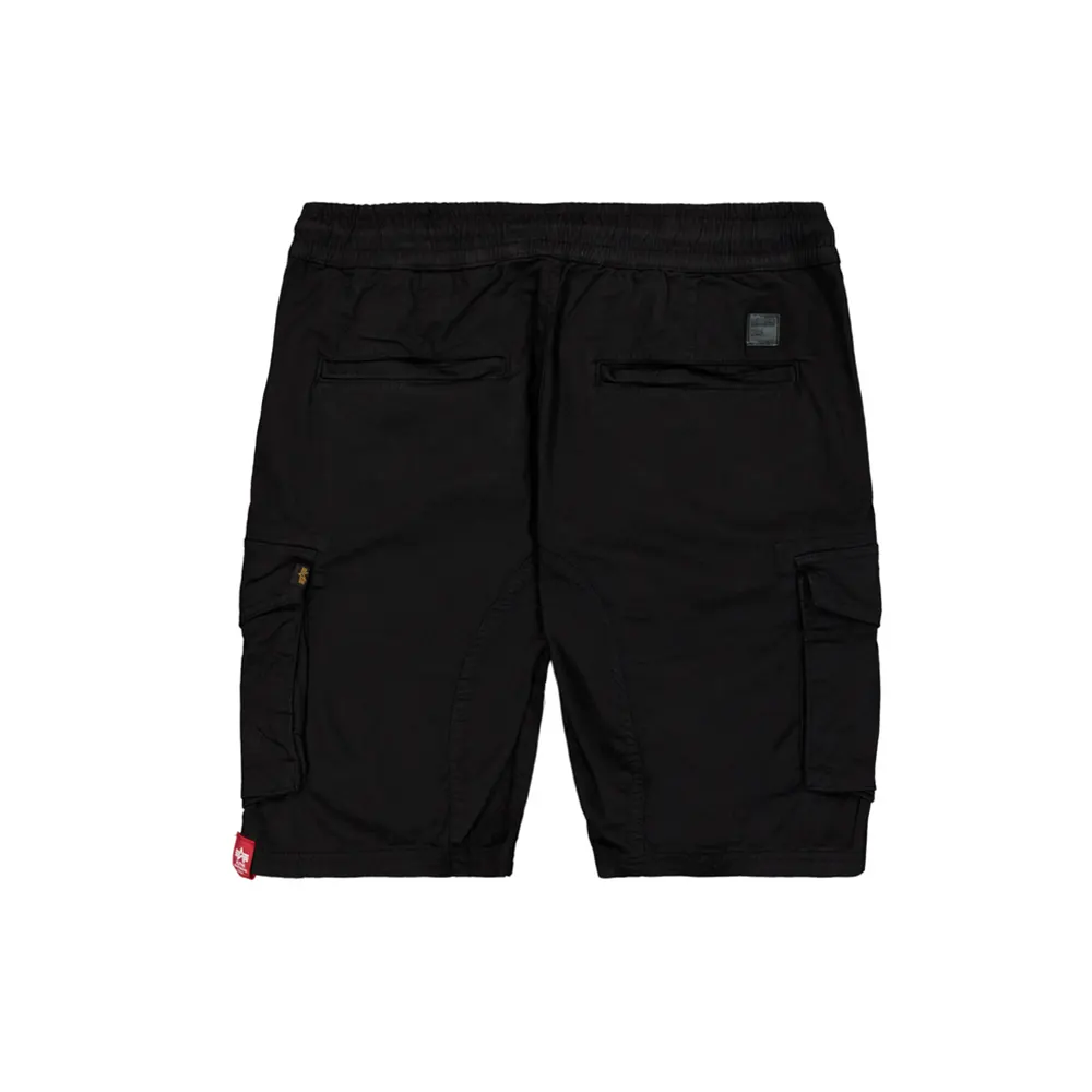 Cotton Twill Jogger Short black-2