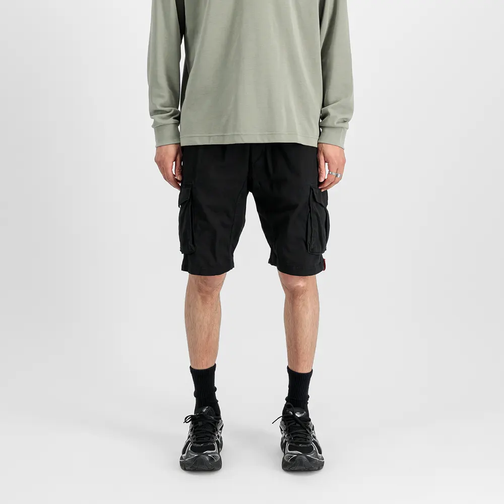 Cotton Twill Jogger Short black | Alpha Industries Cotton Twill Jogger Short black | Alpha Industries