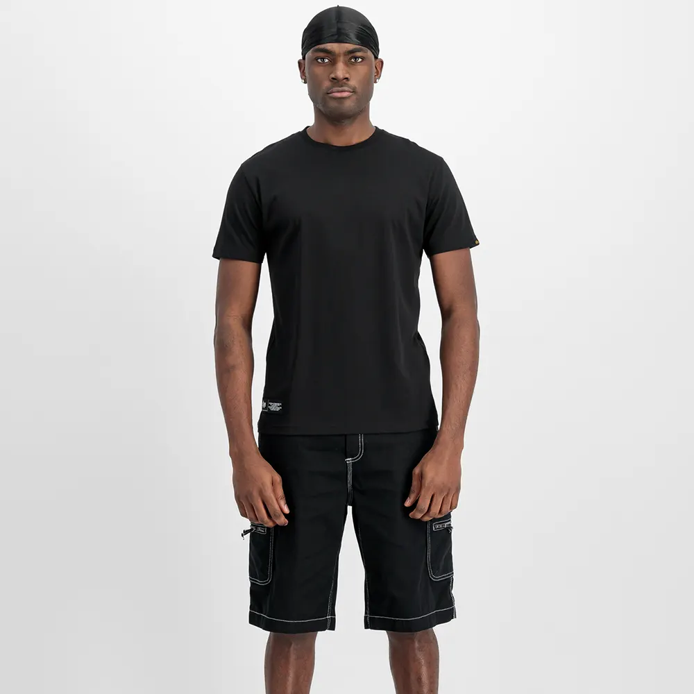 Label Backprint T-Shirt Black | Alpha Industries Label Backprint T-Shirt Black | Alpha Industries