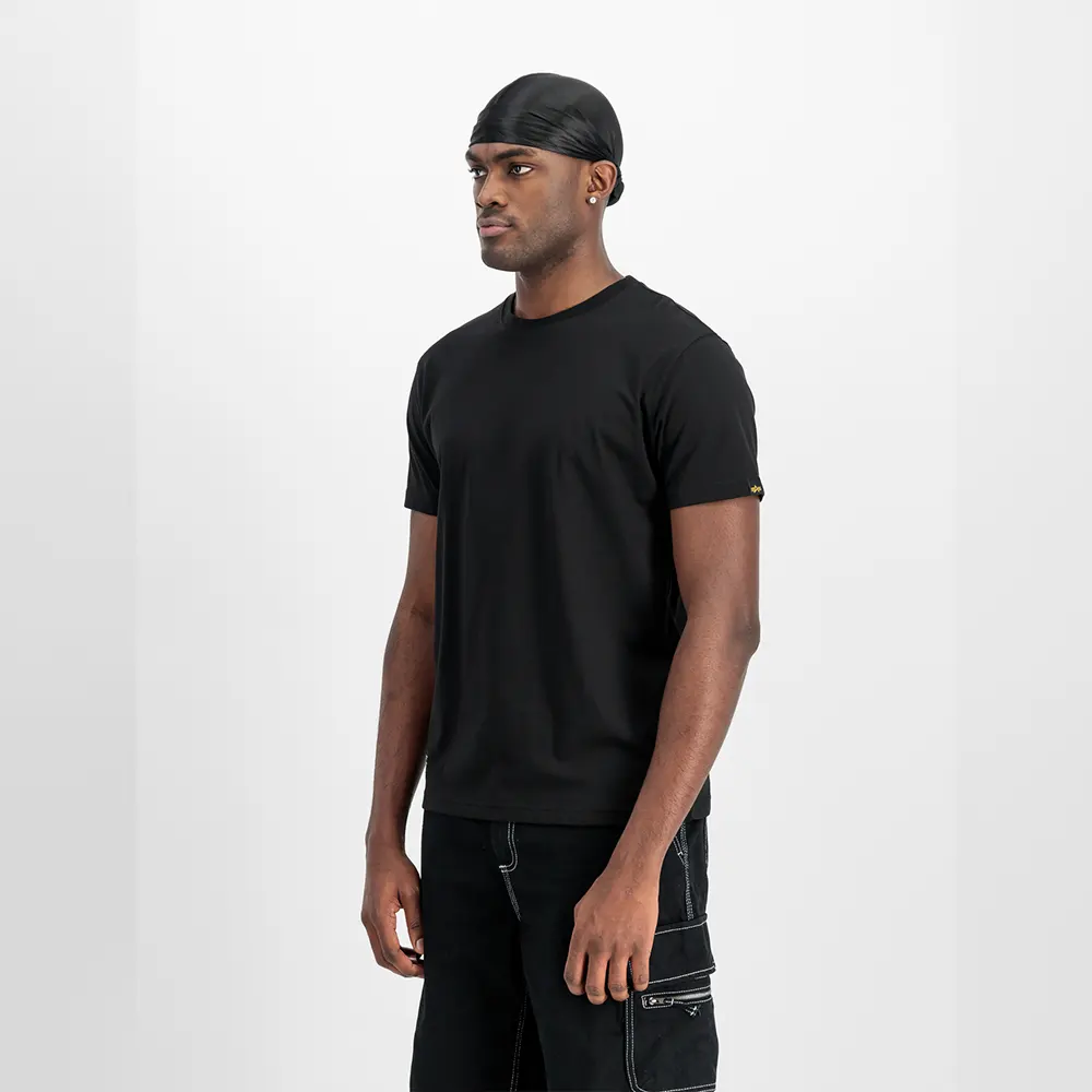 Label Backprint T-Shirt Black | Alpha Industries Label Backprint T-Shirt Black | Alpha Industries
