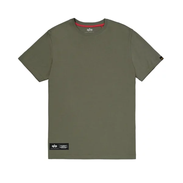 Label Backprint T-Shirt dark olive