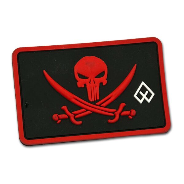 Skull with blades (Μαύρο - Κόκκινο)