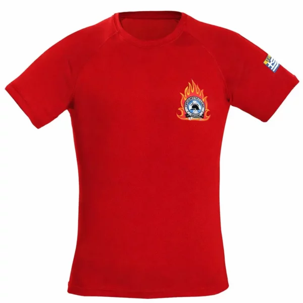 Dry fit μπλούζα Πυροσβεστικής Κόκκινο