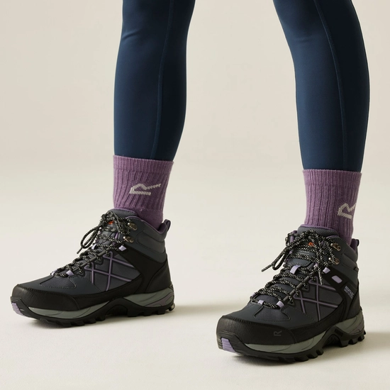 Γυναικεία Μποτάκια Πεζοπορίας Γκρι Samaris III | Regatta