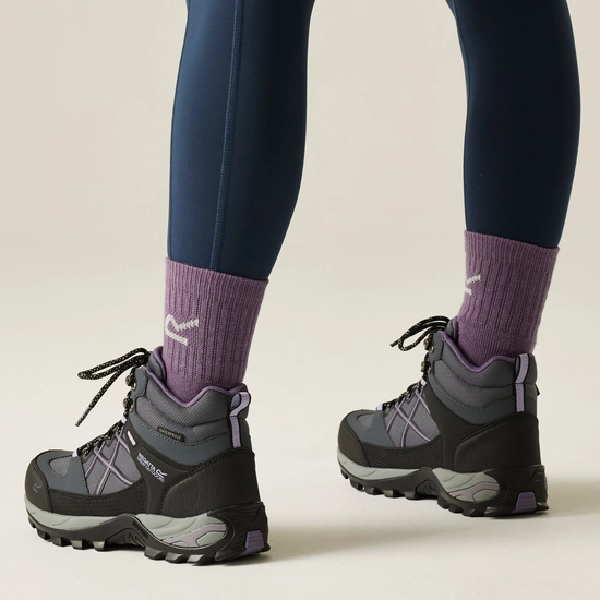 Γυναικεία Μποτάκια Πεζοπορίας Γκρι Samaris III | Regatta