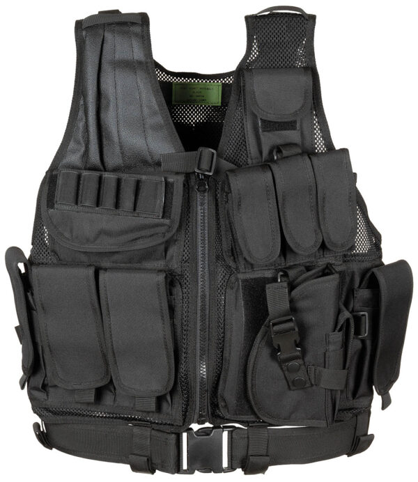 Γιλέκο Μάχης USMC Tactical Vest MOLLE με Ζώνη & Θήκες Μαύρο