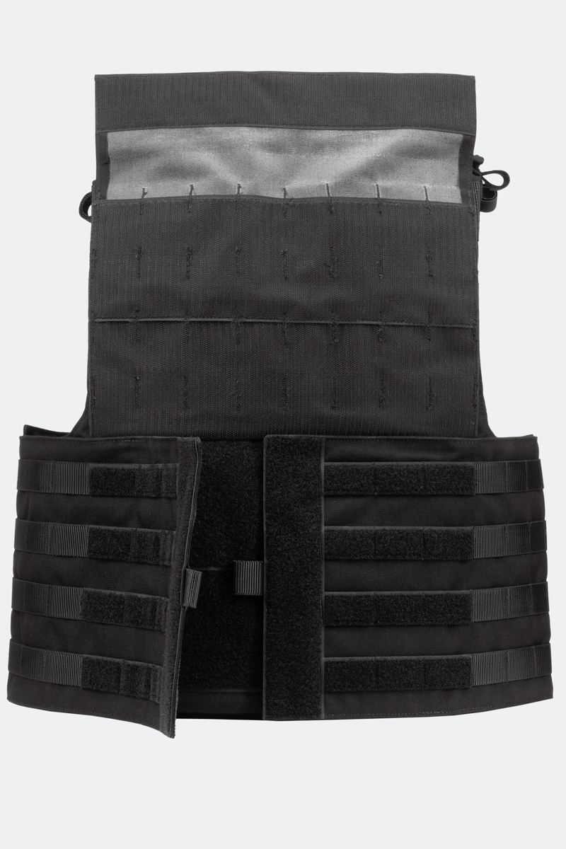 ANORAK_Carriers_Tactical-QR-I_Black_back_open-undo Αλεξίσφαιρο γιλέκο Rhodium® Tactical QR I