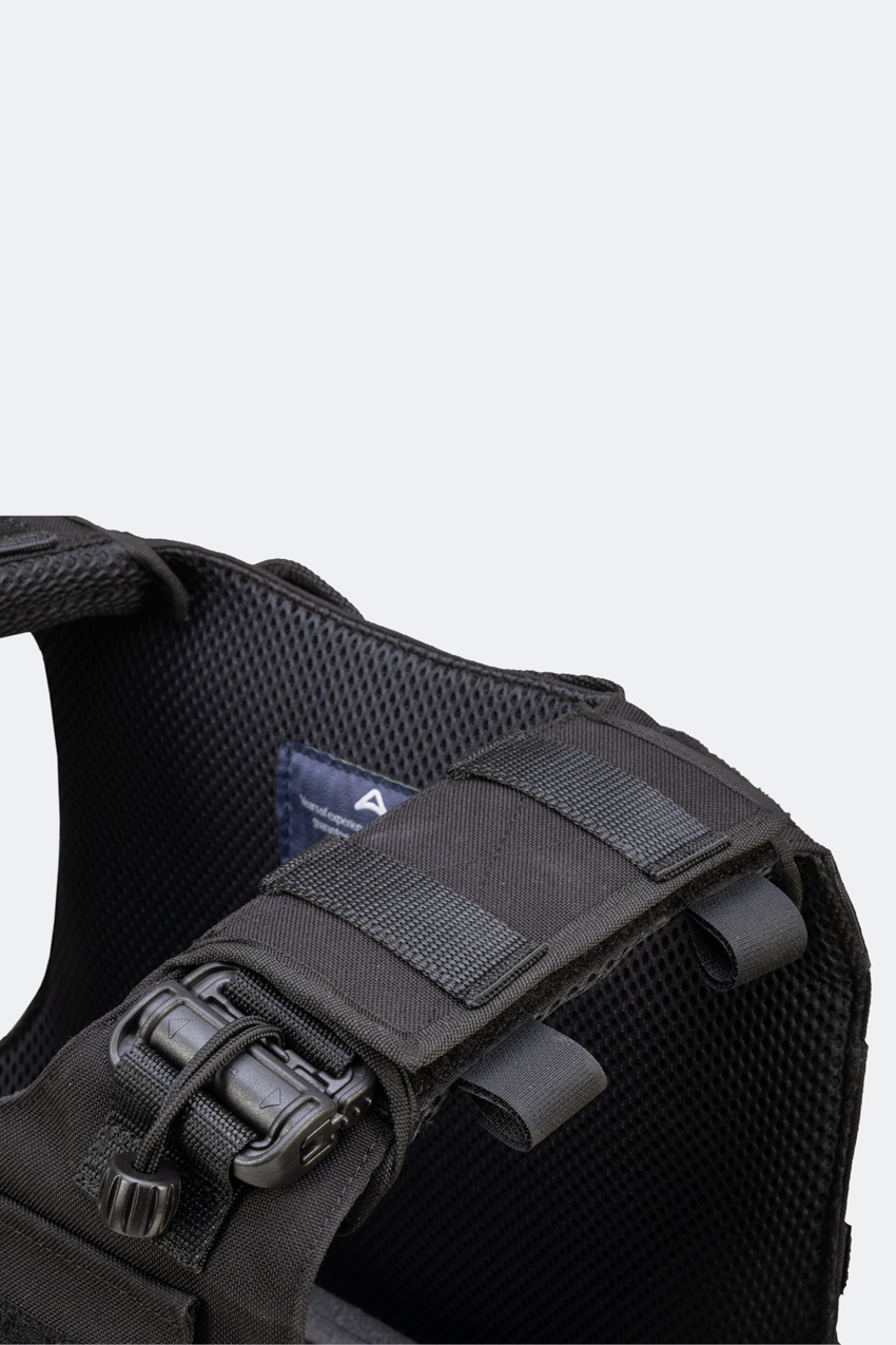 ANORAK_Carriers_Tactical-QR-I_Black_buckle-shoulder-left-2 Αλεξίσφαιρο γιλέκο Rhodium® Tactical QR I