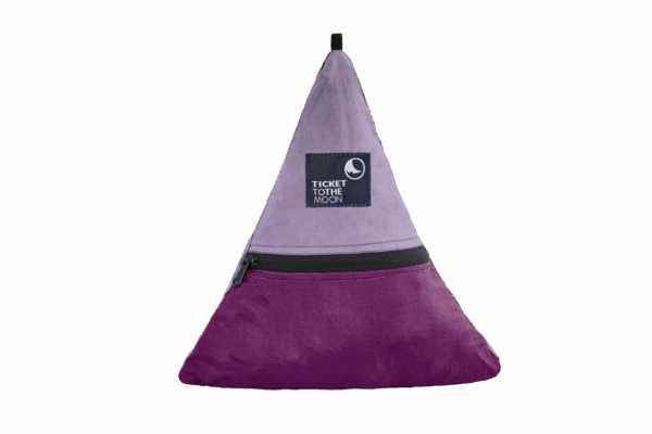 Ticket To The Moon Travel Blanket Plum/Lavender 213x213cm – Πολυλειτουργική Ταξιδιωτική Κουβέρτα & Σκίαστρο