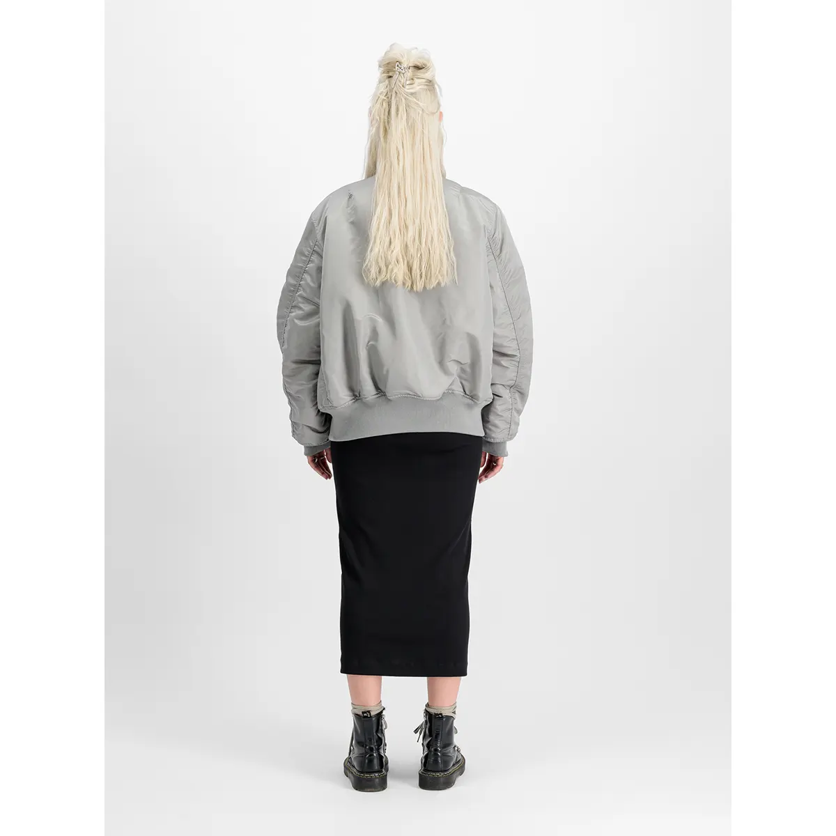 Alpha Industries MA-1 Heritage Bomber Jacket ανδρικό bomber ασημί μπουφάν Alpha Industries MA-1 Heritage Bomber Jacket ανδρικό bomber ασημί μπουφάν